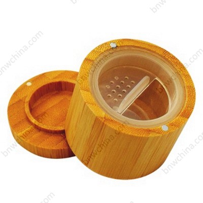 Double Wall Bamboo & Wood Jar