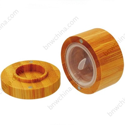 Bamboo & Wood Loose Powder Jar