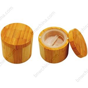 Bamboo & Wood Loose Powder Jar