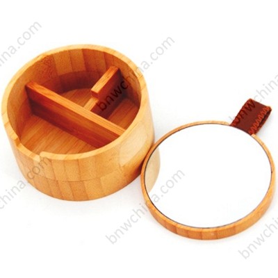 Bamboo & Wood Make-up Mirror